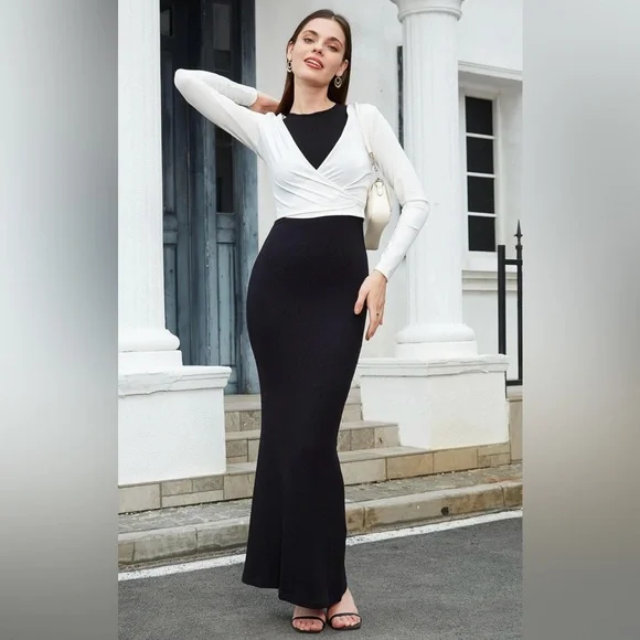 NWT Shapewear Modal Sleeveless Crew Neck Slimming Maxi Dress - Picture 7 of 11